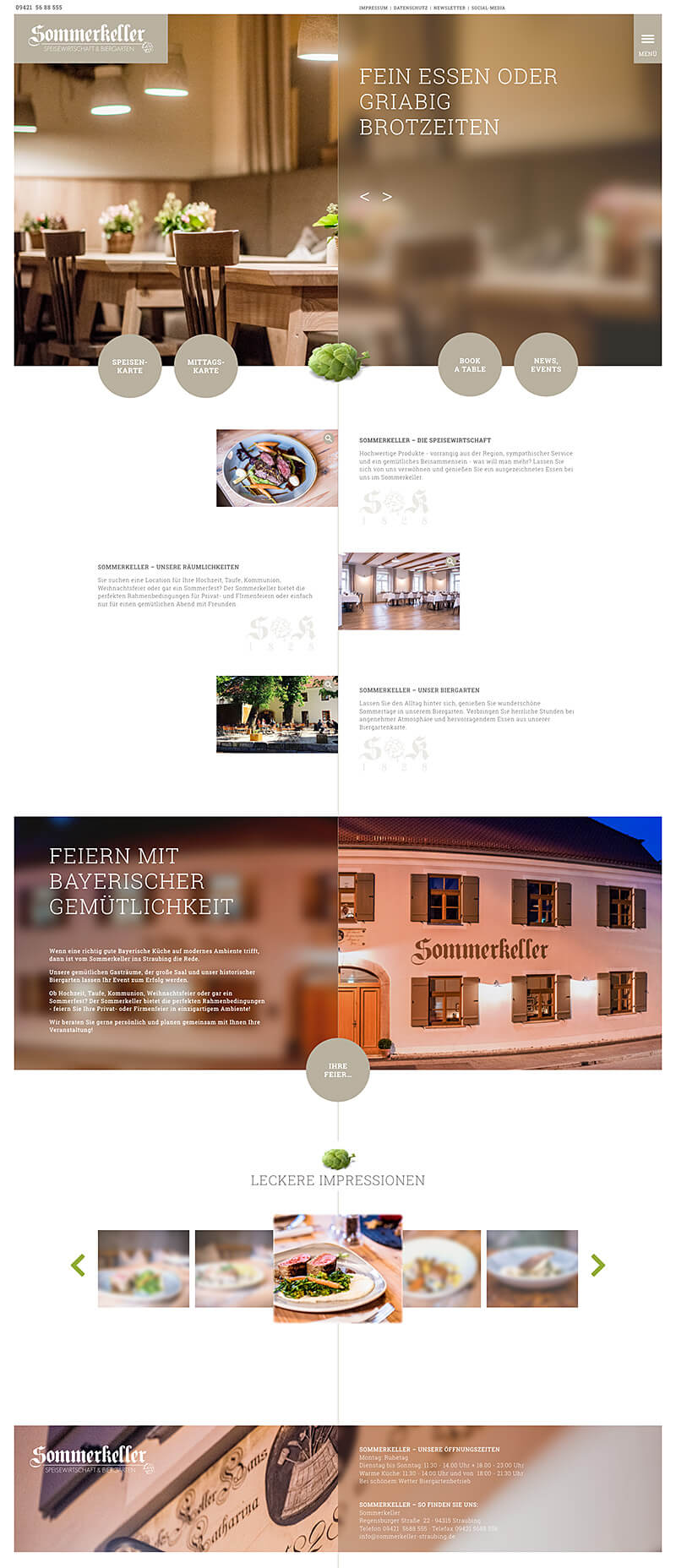 Websitescreenshot: Sommerkeller